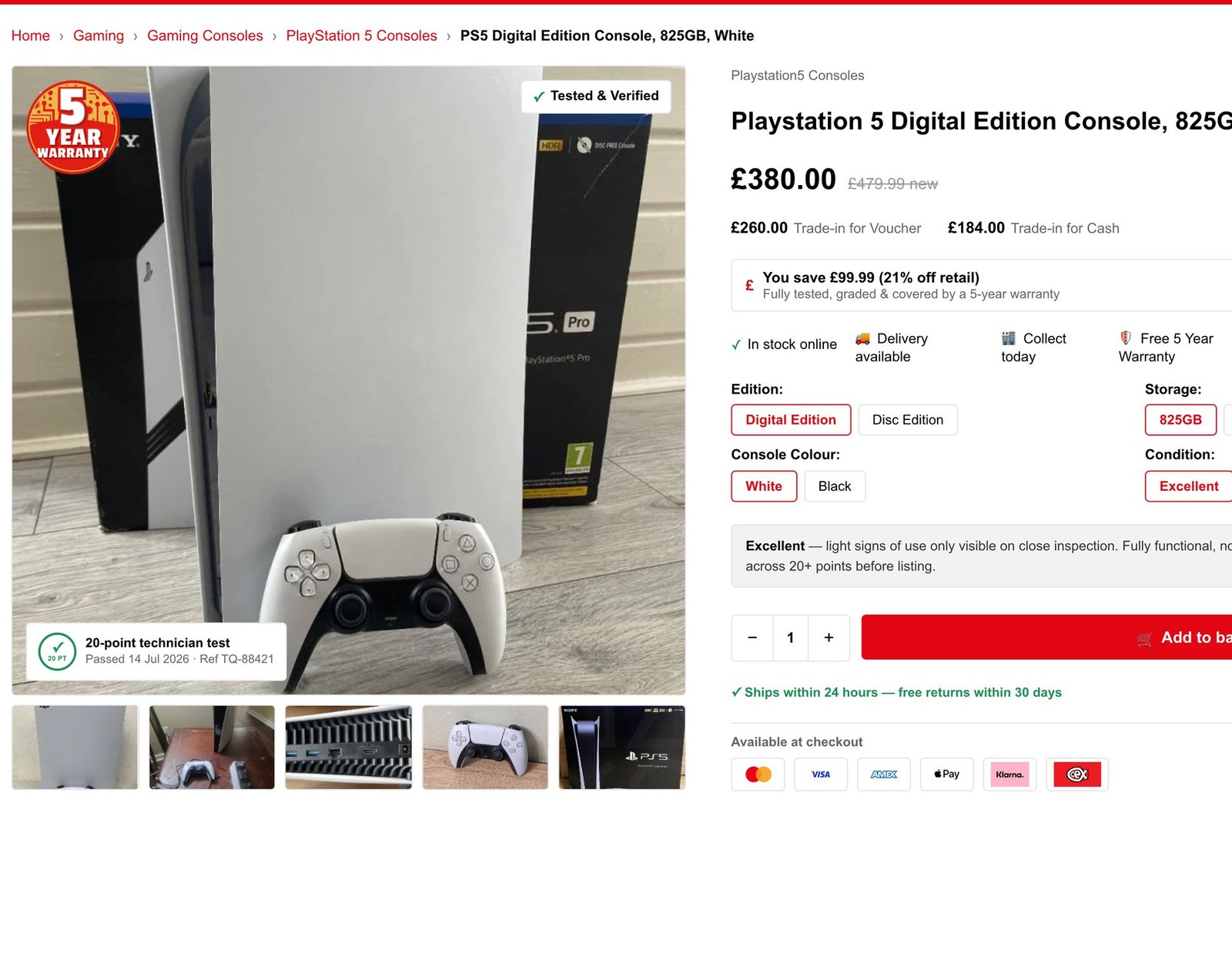 CeX interface