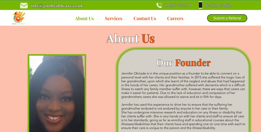 Case study screenshot
