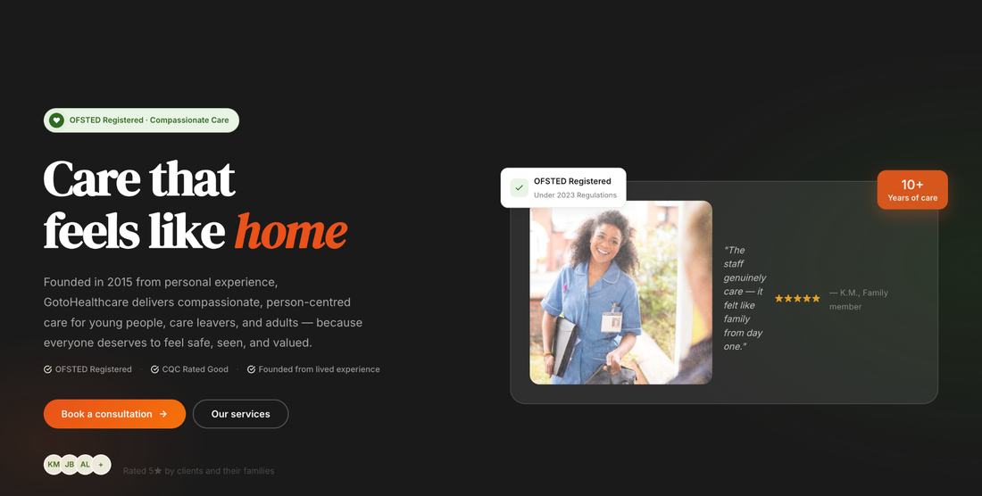 Case study screenshot